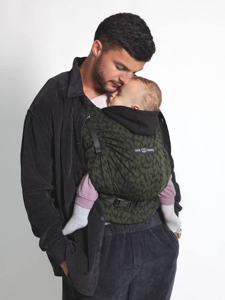 Porte-bébé physiologique HoodieCarrier 2 Black forest+Gris athlétique+Wild camo 22 - vertbaudet enfant 