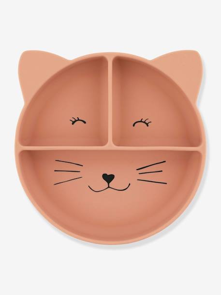Assiette en silicone avec compartiments Animal Mr Dino+Mr Fox+Mr Lion+Mrs Cat 7 - vertbaudet enfant 