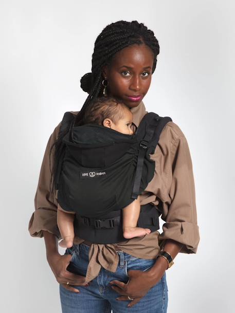 Porte-bébé physiologique HoodieCarrier 2 Black forest+Gris athlétique+Wild camo 2 - vertbaudet enfant 