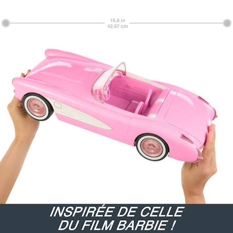 HOT WHEELS Barbie Le Film - Voiture Corvette Radiocommandée à piles HPW40 BLANC 6 - vertbaudet enfant 