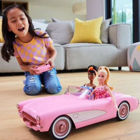 HOT WHEELS Barbie Le Film - Voiture Corvette Radiocommandée à piles HPW40 BLANC 4 - vertbaudet enfant 