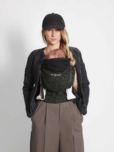 Porte-bébé physiologique HoodieCarrier 2 Black forest+Gris athlétique+Wild camo 21 - vertbaudet enfant 