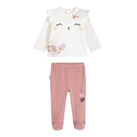 Pyjama bébé 2 pièces Sahara BLANC 1 - vertbaudet enfant 