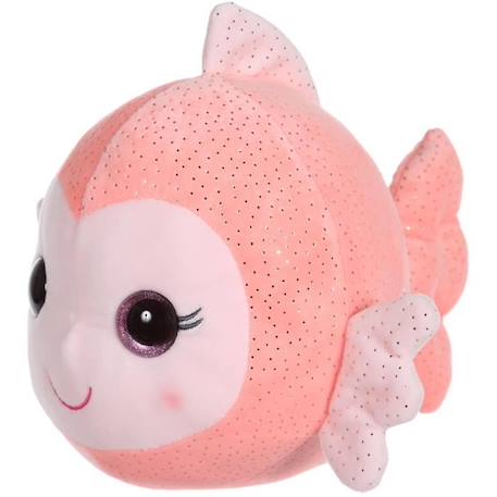 Peluche sonore - GIPSY - Bella Bloo Friends poisson - 30 cm - couleur corail ROSE 1 - vertbaudet enfant 