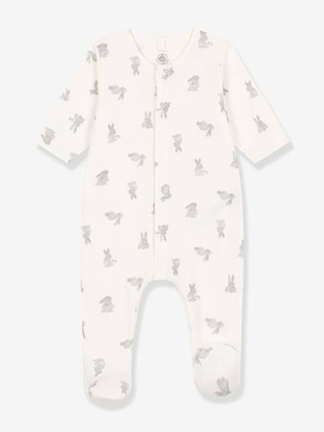 Dors-bien bébé lapins en tubique PETIT BATEAU blanc 1 - vertbaudet enfant 