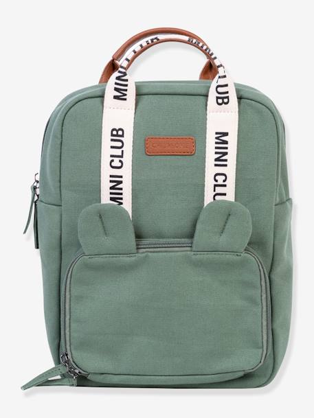 Sac à dos Mini Club en toile Off white+vert 7 - vertbaudet enfant 