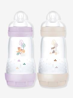 Puériculture-Repas-Biberonnerie-Lot de 2 biberons 260 ml Easy Start anti-colique Nature Guardian