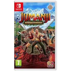 Jouet-Jeux vidéos et multimédia-Jumanji - Aventures Sauvages - Jeu Nintendo Switch