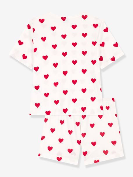 Pyjacourt coeur en coton femme PETIT BATEAU blanc 6 - vertbaudet enfant 