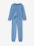 Pyjama garçon en maille flammée bleu jean 1 - vertbaudet enfant 