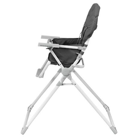 BAMBISOL Chaise haute fixe avec tablette réglable en profondeu grise GRIS 3 - vertbaudet enfant 
