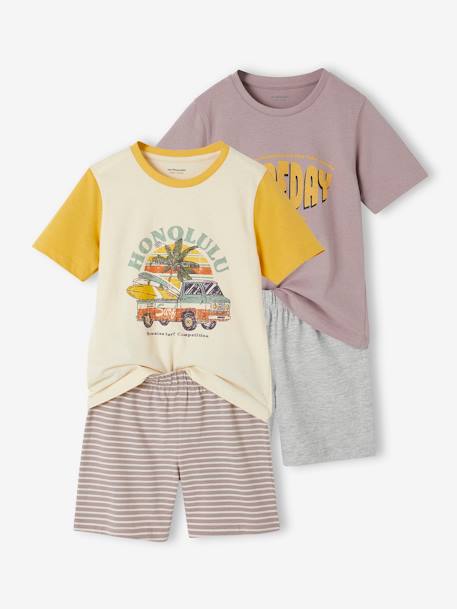 Garçon-Pyjama, surpyjama-Lot de 2 pyjashorts garçon