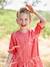 Robe boutonnée en gaze de coton rouge 7 - vertbaudet enfant 