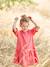 Robe boutonnée en gaze de coton rouge 2 - vertbaudet enfant 