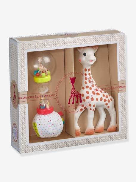 Coffret Sophie la girafe et Hochet Maracas - VULLI multicolore 1 - vertbaudet enfant 