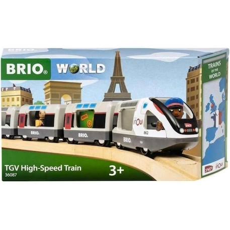 Train TGV INOUI SNCF - BRIO - Circuit en bois - dès 3 ans - 36087 BLANC 1 - vertbaudet enfant 