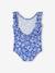 Maillot de bain 1 pièce fleuri bébé collection Team famille bleu imprimé 4 - vertbaudet enfant 