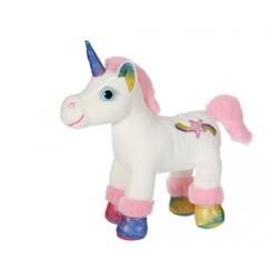 -Gipsy Toys - Licorne Lica Bella Sparkle - 22 cm - Blanche & Rose Clair