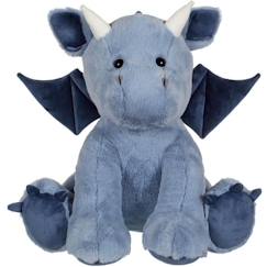 Jouet-Premier âge-Peluches-Gipsy Toys - Dragon Floppy - Peluche - 30 cm - Bleu