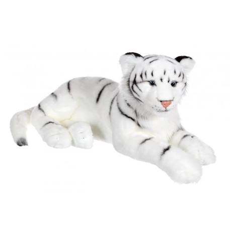 Gipsy Toys - Fauve Allongé - 60 cm - Tigre Blanc - 60 cm BLANC 1 - vertbaudet enfant 