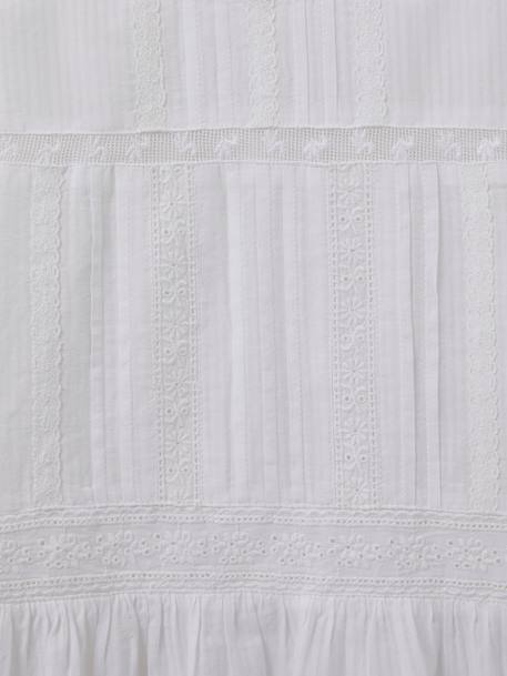 Robe Lisy fille collection fêtes et mariages blanc 3 - vertbaudet enfant 
