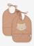 Lot de 2 bavoirs imperméables Mr Dino+Mr Fox+Mrs Cat 3 - vertbaudet enfant 