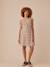 Robe de grossesse motifs fleurs irisés sable 2 - vertbaudet enfant 
