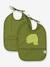 Lot de 2 bavoirs imperméables Mr Dino+Mr Fox+Mrs Cat 1 - vertbaudet enfant 