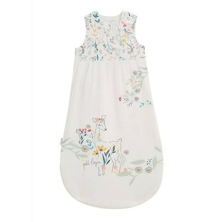 Gigoteuse d'été en gaze de coton - Jardin Poétique BLANC 1 - vertbaudet enfant 