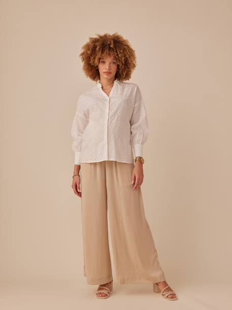 Chemise grossesse en broderie anglaise écru 4 - vertbaudet enfant 