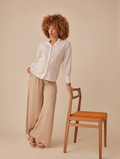 Chemise grossesse en broderie anglaise écru 3 - vertbaudet enfant 