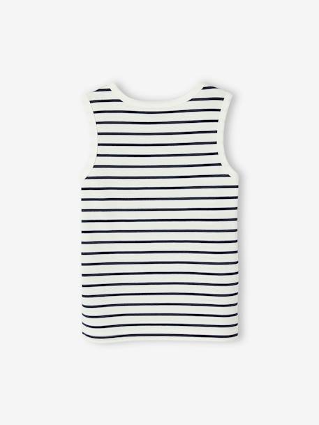 Lot de 2 débardeurs garçon lot jaune+lot vert 12 - vertbaudet enfant 