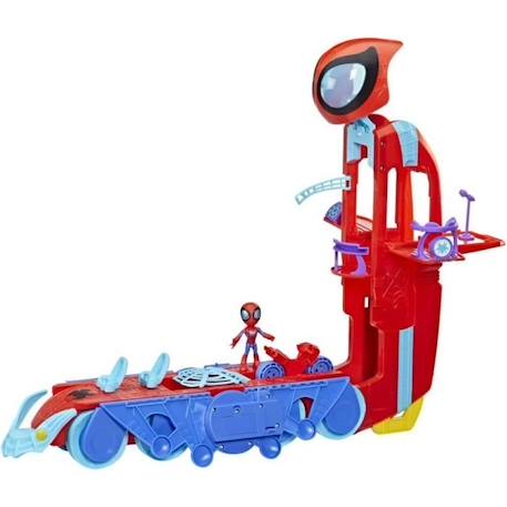 Quartier général Arachno-mobile 2 en 1 deluxe, Spidey et ses Amis Extraordinaires, jouet préscolaire, dès 3 ans BLANC 3 - vertbaudet enfant 
