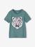 Tee-shirt garçon motif à sequins réversibles blanc+bleu nuit+bleu océan+écru+vert d'eau 30 - vertbaudet enfant 