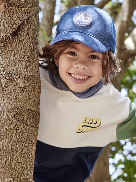 Casquette 'French Riviera' garçon Bleu 3 - vertbaudet enfant 