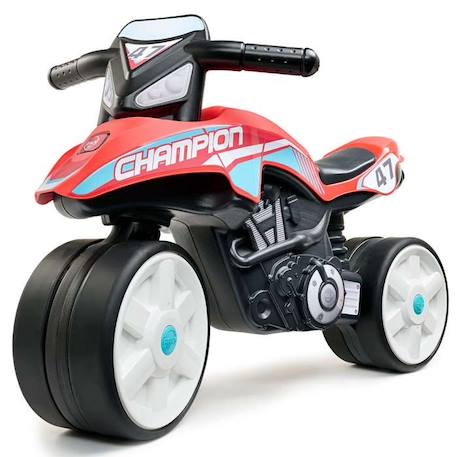 Draisienne Moto Street Champion avec roues silencieuses - FALK - Dès 2 ans - 100% Fabriquée en France - 40% de plastique recyclé GRIS 1 - vertbaudet enfant 