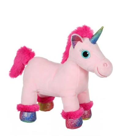 Gipsy Toys - Peluche Lica Bella Sonore - 22 cm - Rose & Fushia ROSE 2 - vertbaudet enfant 