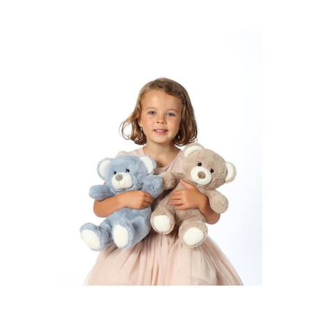 Gipsy Toys - Ours Trendy - L'Ours en Peluche à Câliner - 24 cm - Rose  Poudré BLANC 2 - vertbaudet enfant 