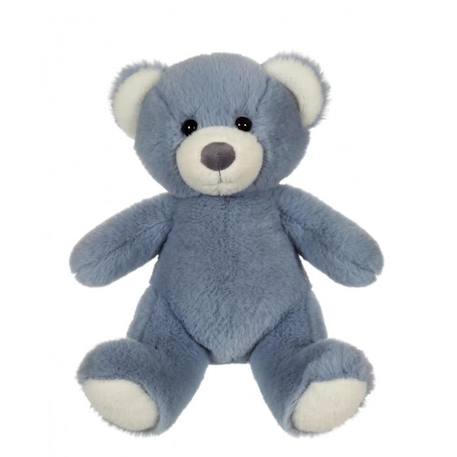 Gipsy Toys - Ours Trendy - L'Ours en Peluche à Câliner - 24 cm - Bleu Jeans BLEU 1 - vertbaudet enfant 