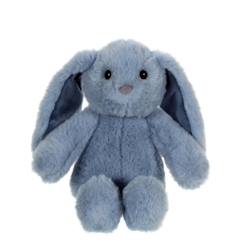 Jouet-Premier âge-Peluches-Gipsy Toys - Trendy Bunny  - 16 cm - Bleu Jeans
