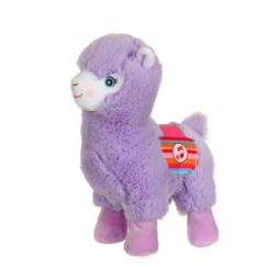 Jouet-Premier âge-Peluches-Gipsy Toys - Lamadoo Sonore - 20 cm - Violet