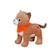 Gipsy Toys - Fun kitties Sonores - 17 cm - Marron Clair Foulard Orange MARRON 3 - vertbaudet enfant 
