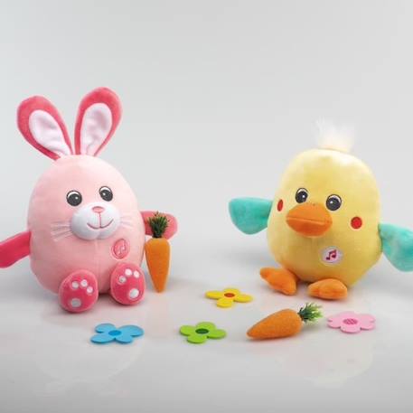 Gipsy Toys - Funny Eggs Sonores - 15 cm - Canard Jaune & Bleu JAUNE 2 - vertbaudet enfant 
