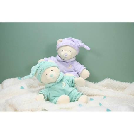 Gipsy Toys - Ours Baby Bear Douceur - 24 cm - Parme BLANC 4 - vertbaudet enfant 