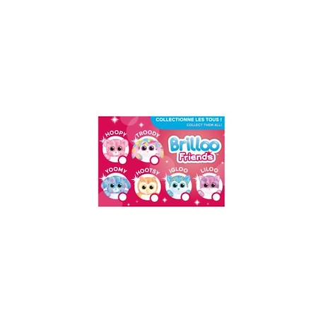 Gipsy Toys - Brilloo Friends - Chat Liloo - 30 cm  - Rose & Violet ROSE 4 - vertbaudet enfant 