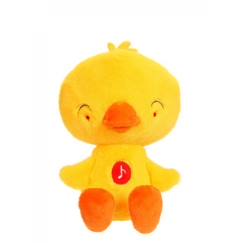 Jouet-Premier âge-Peluches-Gipsy Toys - Cuty Easter Sonore  - Canard - 14 cm - Jaune