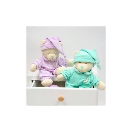 Gipsy Toys - Ours Baby Bear Douceur - 24 cm - Parme BLANC 3 - vertbaudet enfant 