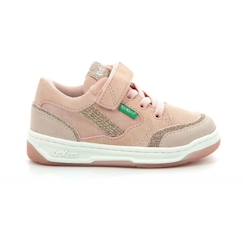 Chaussures-Chaussures fille 23-38-Baskets, tennis-KICKERS Baskets basses Kouic rose