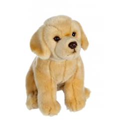 Jouet-Premier âge-Gipsy Toys - Chiens Réalistes Assis - Labrador  - 25 cm - Jaune