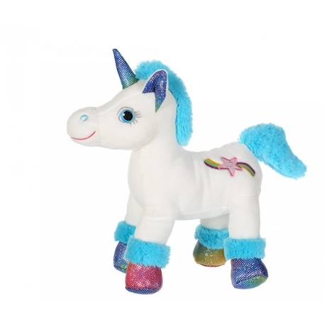 Gipsy Toys - Licorne Lica Bella Sparkle - 22 cm - Blanche & Bleue BLEU 1 - vertbaudet enfant 